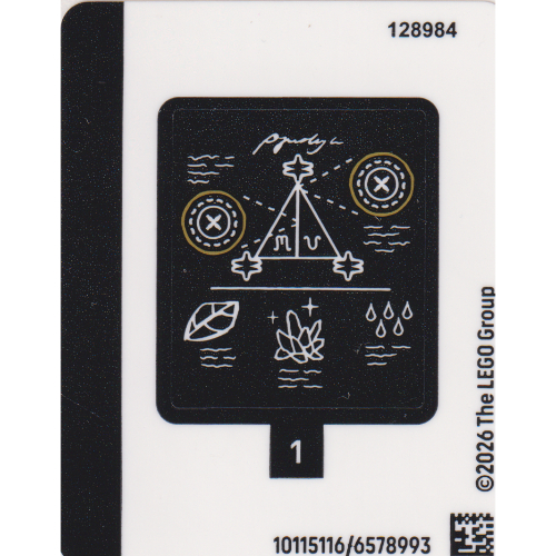 Visuel indicatif Rebrickable de Feuille d’autocollants pour le set 76464-1 (Sticker Sheet for Set 76464-1)