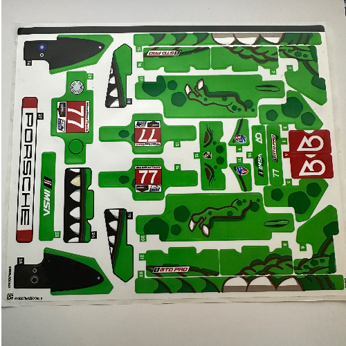 Visuel indicatif Rebrickable de Feuille d'autocollant 1 pour coffret 42224-1 (Sticker Sheet 1 for Set 42224-1)