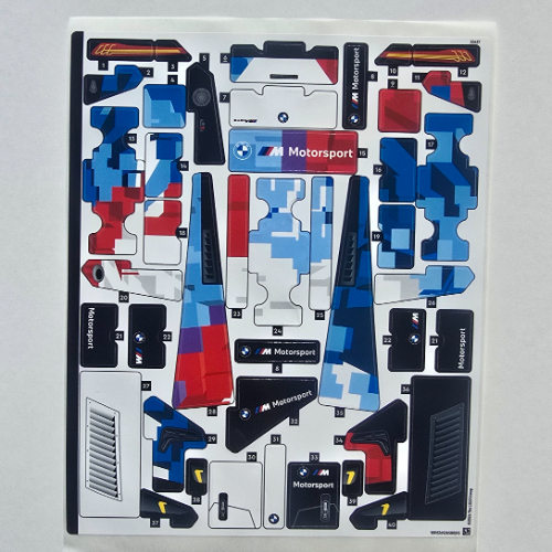Visuel indicatif Rebrickable de Feuille d’autocollants pour le set 42226-1 (Sticker Sheet for Set 42226-1)