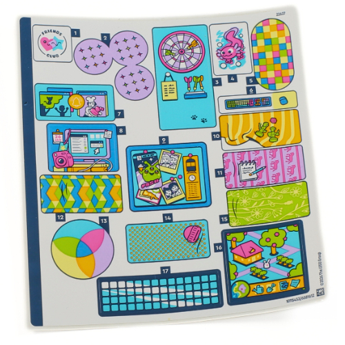 Visuel indicatif Rebrickable de Feuille d’autocollants pour le set 42689-1 (Sticker Sheet for Set 42689-1)