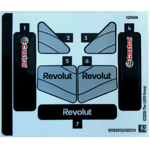 Visuel indicatif Rebrickable de Feuille d’autocollants pour le set 77259-1 (Sticker Sheet for Set 77259-1)