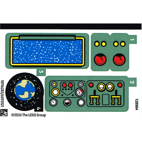 Visuel indicatif Rebrickable de Feuille d’autocollants pour le set 21367-1 (Sticker Sheet for Set 21367-1)