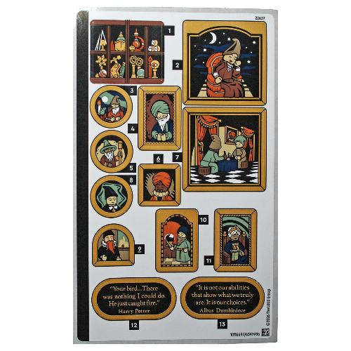 Visuel indicatif Rebrickable de Feuille d'autocollant 2 pour coffret 76478-1 (Sticker Sheet 2 for Set 76478-1)
