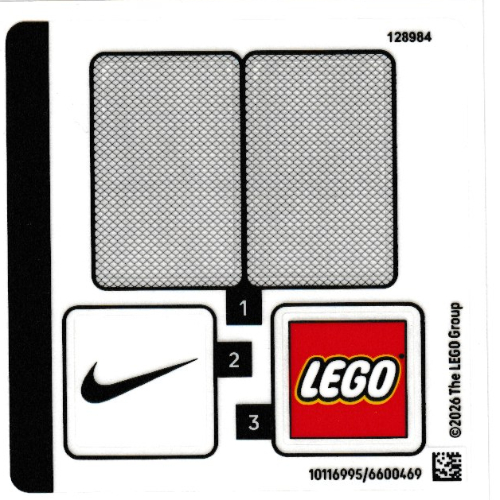 Visuel indicatif Rebrickable de Feuille d'autocollant 1 pour coffret 43025-1 (Sticker Sheet 1 for Set 43025-1)