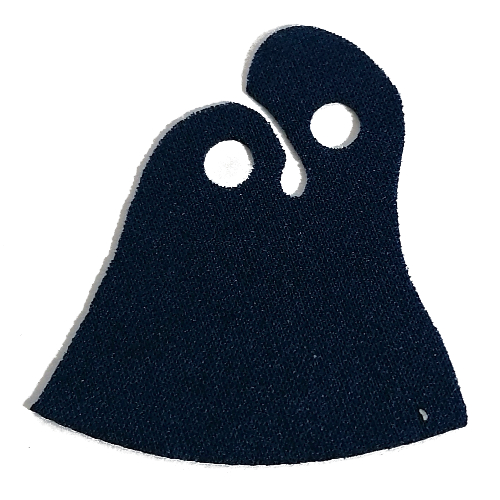 Cape, Offset, deux trous (Neckwear Cape, Offset, Two Holes)