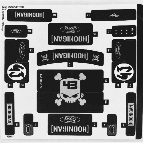 Visuel indicatif Rebrickable de Feuille d’autocollants pour le set 77262-1 (Sticker Sheet for Set 77262-1)