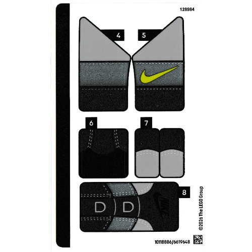 Visuel indicatif Rebrickable de Feuille d'autocollant 2 pour coffret 43025-1 (Sticker Sheet 2 for Set 43025-1)