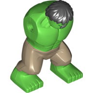 Corps géant, Hulk avec motif imprimé de pantalon de beige foncé (Body Giant, Hulk with Dark Tan Pants Print)