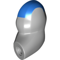 Bras bigfig, gauche avec motif imprimé bleu foncé (Bigfig Arm, Left with Blue Darkseid Print)