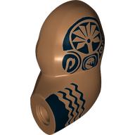 Bigfig bras, gauche avec motif imprimé tatouages hawaïens noirs (Maui) (Bigfig Arm, Left with Black Hawaiian Tattoos Print (Maui))