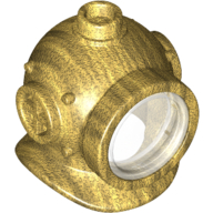 Casque sous-marin plongeur profond avec verre transparent (Helmet Underwater Deep Diver with Trans-Clear Glass)