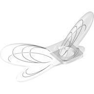 Minifigurine décolleté ailes fée avec des lignes noires motif imprimé (Minifig Neckwear Wings Fairy with Black Lines Print)