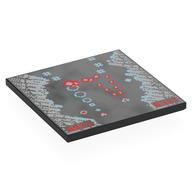 Visuel indicatif Rebrickable de Tuile 6 x 6 avec motif imprimé jeu d'arcade rétro (Tile 6 x 6 with Retro Arcade Game Print)