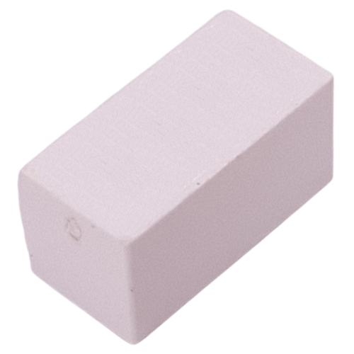 Visuel indicatif Rebrickable de Modulex tuile 1 x 2 avec motif imprimé rouge '5', sans support interne (Modulex Tile 1 x 2 with Red '5' Print, without Internal Supports)