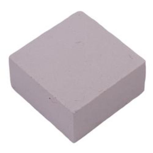 Visuel indicatif Rebrickable de Modulex tuile 2 x 2 avec motif imprimé noir 'L', supports internes (Modulex Tile 2 x 2 with Black 'L' Print, Internal Supports)