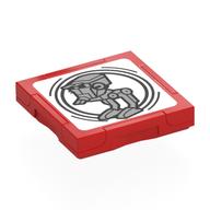 Visuel indicatif Rebrickable de Tuile spéciale 2 x 2 avec étiquette intelligente avec motif imprimé at-st (Tile Special 2 x 2 with SMART Tag with AT-ST Print)
