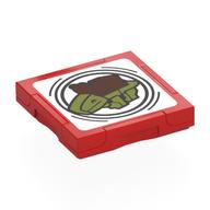 Visuel indicatif Rebrickable de Tuile spéciale 2 x 2 avec étiquette intelligente avec motif imprimé de rosée (Tile Special 2 x 2 with SMART Tag with Dewback Print)
