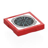Visuel indicatif Rebrickable de Tuile spéciale 2 x 2 avec étiquette intelligente avec motif imprimé hyperdrive (Tile Special 2 x 2 with SMART Tag with Hyperdrive Print)