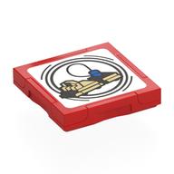 Visuel indicatif Rebrickable de Tuile spécial 2 x 2 avec étiquette intelligente avec motif imprimé de transport (Tile Special 2 x 2 with SMART Tag with Transport Print)