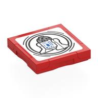 Tuile spécial 2 x 2 avec étiquette intelligente avec motif imprimé R2-D2 (Tile Special 2 x 2 with SMART Tag with R2-D2 Print)