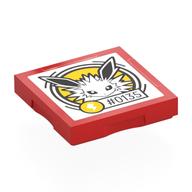 Visuel indicatif Rebrickable de Tuile Spécial 2 x 2 avec étiquette SMART avec motif imprimé Jolteon '#0135' (Tile Special 2 x 2 with SMART Tag with '#0135' Jolteon Print)