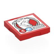 Visuel indicatif Rebrickable de Tuile Spécial 2 x 2 avec SMART Tag avec '#0006' Charizard motif imprimé (Tile Special 2 x 2 with SMART Tag with '#0006' Charizard Print)