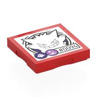 Visuel indicatif Rebrickable de Tuile Spécial 2 x 2 avec SMART Tag avec '#0094' Gengar motif imprimé (Tile Special 2 x 2 with SMART Tag with '#0094' Gengar Print)
