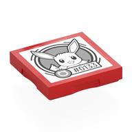 Visuel indicatif Rebrickable de Tuile spéciale 2 x 2 avec étiquette intelligente avec motif imprimé eevee '#0133' (Tile Special 2 x 2 with SMART Tag with '#0133' Eevee Print)