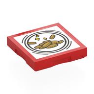 Visuel indicatif Rebrickable de Tuile spécial 2 x 2 avec étiquette intelligente avec motif imprimé de pièces de monnaie (Tile Special 2 x 2 with SMART Tag with Coins Print)