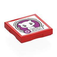 Visuel indicatif Rebrickable de Tuile spéciale 2 x 2 avec étiquette intelligente avec motif imprimé mew '#0151' (Tile Special 2 x 2 with SMART Tag with '#0151' Mew Print)