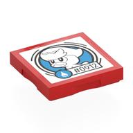 Visuel indicatif Rebrickable de Tuile spéciale 2 x 2 avec étiquette intelligente avec '#0912' motif imprimé quaxly (Tile Special 2 x 2 with SMART Tag with '#0912' Quaxly Print)
