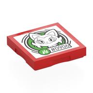Visuel indicatif Rebrickable de Tuile spéciale 2 x 2 avec étiquette intelligente avec motif imprimé sprigatito '#0906' (Tile Special 2 x 2 with SMART Tag with '#0906' Sprigatito Print)