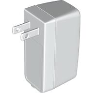 Visuel indicatif Rebrickable de Adaptateur électrique / transformateur, USB, Type A (avec trous) (US & CA) (Electric Adapter / Transformer, USB, Type A (With Holes) (US & CA))