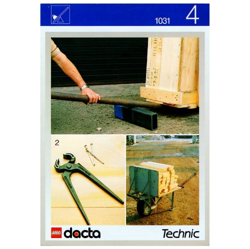 Carnet d'activités 4 - Levage et soutien - coffret 1030 (Activity Booklet 4 - Lifting & Supporting - Set 1030)