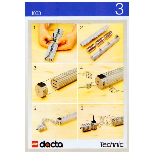 Carnet d'activités 3 - Utilisation du moteur 4.5V - coffret 1032 (Activity Booklet 3 - Using the 4.5V motor - Set 1032)