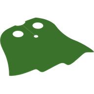 Cape de cou, 3 pointes pas à pas, 2 trous (Neckwear Cape, 3 Stepped Points, 2 Holes)