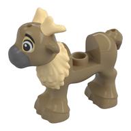 Visuel indicatif Rebrickable de Motif imprimé Animal, renne, fourrure beige et cornes (Sven) (Animal, Reindeer, Tan Fur and Horns Print (Sven))