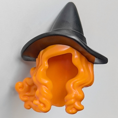 Visuel indicatif Rebrickable de Cheveux et chapeau, sorcières noires (Hair and Hat, Black Witches Hat Pattern)