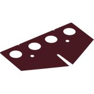 Jupe accessoire de taille, point triangulaire avec fente centrale (Hipwear Skirt, Triangular Point with Center Slot)