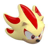 Tête de minifigurine spéciale, ombre avec des yeux blancs chauds, des stries rouges motif imprimé (Minifig Head Special, Shadow with Warm White Eyes, Red Streaks Print)