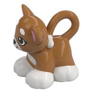 Visuel indicatif Rebrickable de Animal Duplo chat / chaton boucle queue, poitrine blanche, pieds, queue et bouche motif imprimé (Duplo Animal Cat / Kitten Looping Tail, White Chest, Feet, Tail End, and Mouth Print)