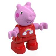 Visuel indicatif Rebrickable de Figurine Duplo Enfant, Cochon aux joues rose foncé, Arc-en-ciel, Motif imprimé nuages (Peppa Pig) (Duplo Figure Child, Pig with Dark Pink Cheeks, Rainbow, Clouds Print (Peppa Pig))