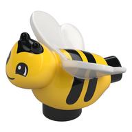 Visuel indicatif Rebrickable de Animal Duplo Bee avec motif imprimé Visage et rayures noires (Duplo Animal Bee with Face and Black Stripes Print)