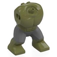Géant du corps, pas de tête, Hulk avec motif de pantalon bleu sable (Body Giant, No Head, Hulk with Sand Blue Pants Pattern)