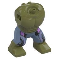 Visuel indicatif Rebrickable de Corps géant, pas de tête, Hulk avec motif de pantalon bleu sable, motif imprimé armure (Body Giant, No Head, Hulk with Sand Blue Pants Pattern, Armor Print)
