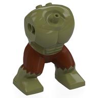 Visuel indicatif Rebrickable de Corps géant, pas de tête, Hulk avec motif de pantalon brun rougeâtre, motif imprimé armure (Body Giant, No Head, Hulk with Reddish Brown Pants Pattern, Armor Print)