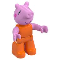 Visuel indicatif Rebrickable de Figurine Duplo, cochon aux joues rose foncé, motif imprimé cils (Duplo Figure, Pig with Dark Pink Cheeks, Eyelashes Print)