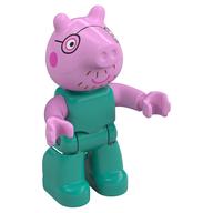 Visuel indicatif Rebrickable de Figurine Duplo, Cochon aux joues rose foncé, Lunettes motif imprimé (Duplo Figure, Pig with Dark Pink Cheeks, Glasses Print)