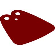 Cape, courte, coins arrondis en haut et en bas [tissu amidonné traditionnel] (Neckwear Cape, Short, Rounded Corners on Top and Bottom [Traditional Starched Fabric])