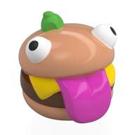 Visuel indicatif Rebrickable de Tête de minifigurine Spécial, Durr Burger (Minifig Head Special, Durr Burger)